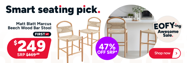 Matt Blatt Marcus Beech Wood Bar Stool