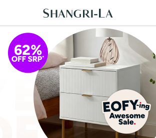 Shangri-La Lilah 2-Drawer Ribbed Bedside Table Product Image