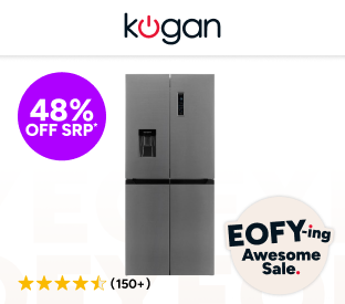 Kogan 464L French Door Fridge with Water Dispenser (Stainless Steel) Product Image