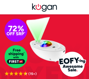 Kogan SmarterHome™ Aurora & Star Light Projector with Bluetooth Speaker Product Image