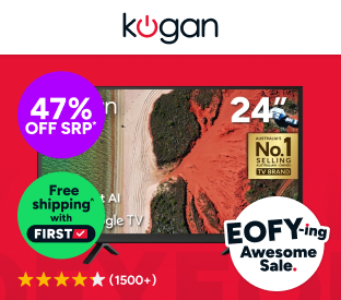 Kogan 24" LED Smart AI Google 12V TV Product Image