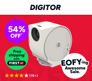 Digitor Freestyle Mini Portable Smart Projector (USB-C) Product Image