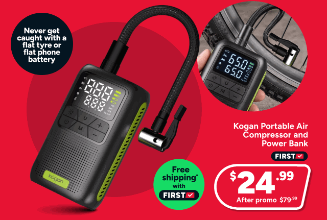 Kogan Portable Air Compressor and Power Bank