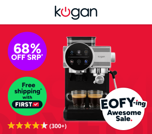 Kogan Espresso Touch Coffee Machine with Grinder Product Image