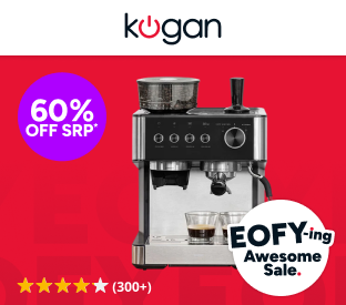 Kogan Espresso Barista Coffee Machine with Grinder Product Image