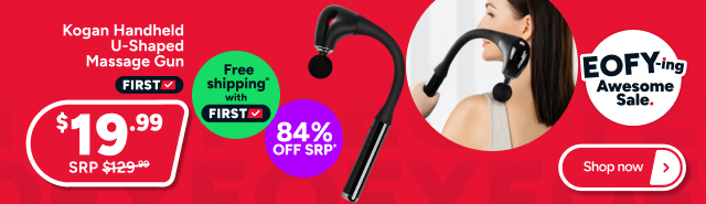 Kogan Handheld U-Shaped Massage Gun