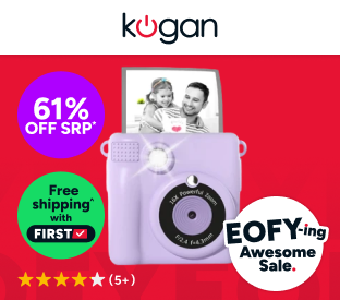 Kogan Kids Digital Instant Print Camera 1080p with 3 Rolls Product Image