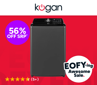 Kogan 12kg Top Load Washing Machine (Grey) Product Image