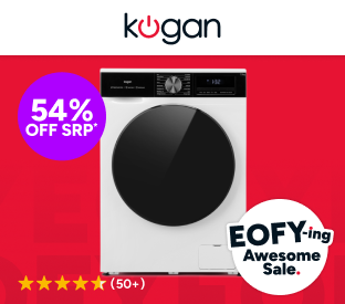 Kogan 7.5kg Front Load BLDC Inverter Washing Machine (White) Product Image