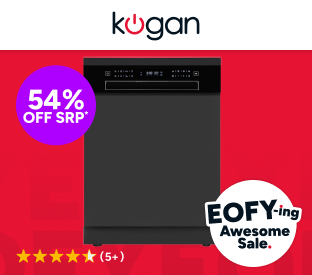 Kogan 60cm Freestanding Dishwasher (Black Stainless Steel) Product Image