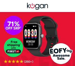 Kogan Active 4 Smart Watch (Black) Product Image