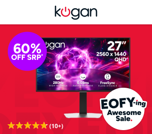 Kogan Omega 27" QHD QD-OLED 280Hz 0.03ms Gaming Monitor Product Image