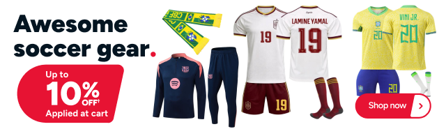 Awesome soccer gear