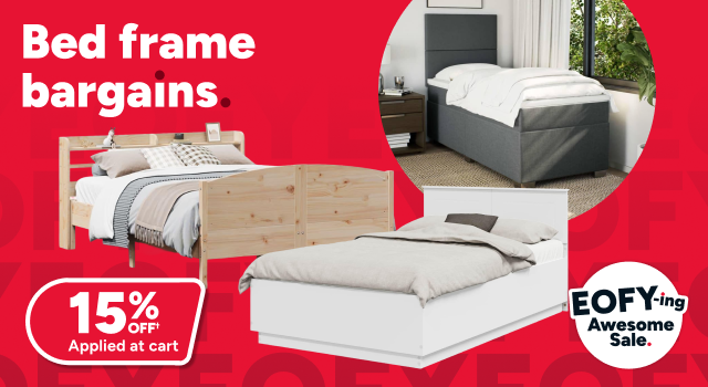 Bed frame bargains