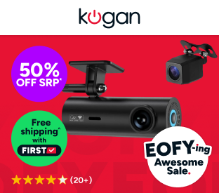 Kogan 4K Hidden Dual Channel Car Dash Camera (Front & Rear) Product Image