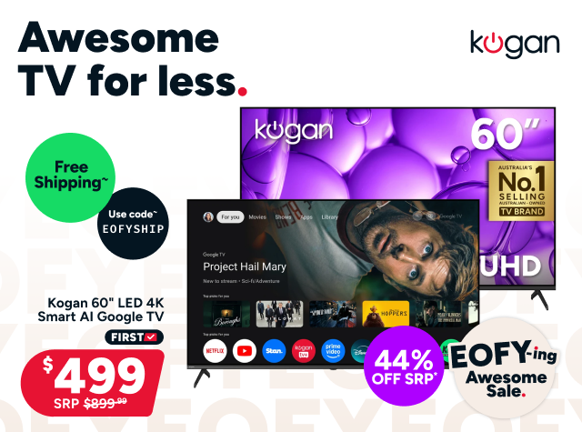 Kogan 60" LED 4K Smart AI Google TV