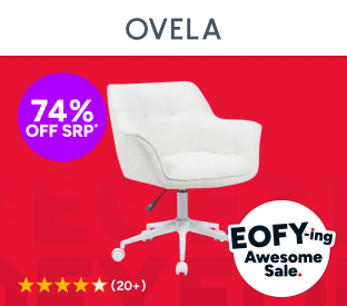 Ovela Teddy Boucle Office Chair Product Image