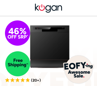 Kogan Benchtop Dishwasher (8 Place, Black) Product Image