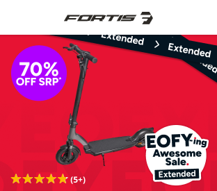 Fortis 36V 10Ah Foldable Commuter Electric Scooter (40km Range) Product Image