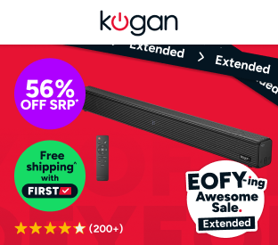 Kogan 2.1 Channel 140W Dolby Atmos Soundbar with Built-in Subwoofer Product Image