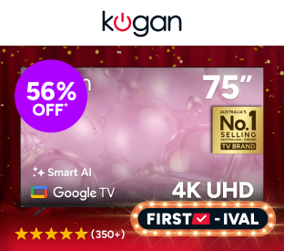 Kogan 75" LED 4K Smart AI Google TV Product Image