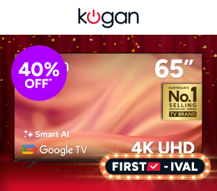 Kogan 65" LED 4K Smart AI Google TV Product Image