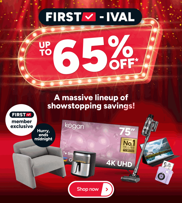 FIRST-ival Sale ends midnight