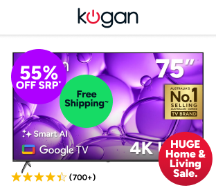 Kogan 75" LED 4K Smart AI Google TV Product Image