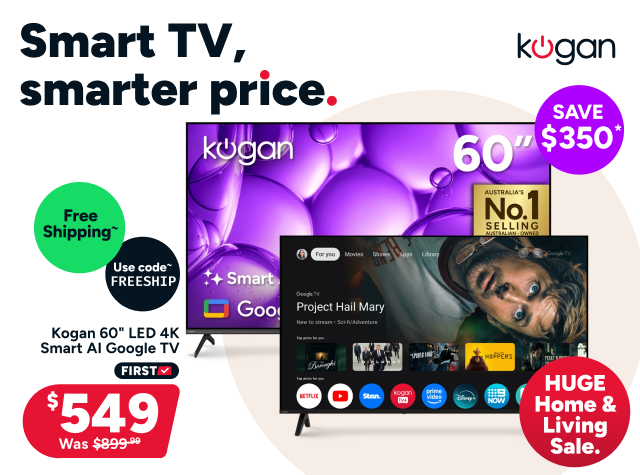 Kogan 60" LED 4K Smart AI Google TV
