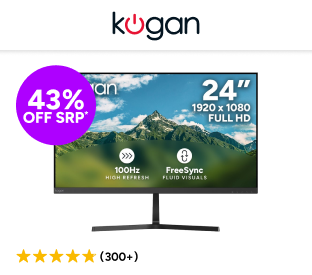 Kogan 24" Full HD 100Hz Frameless FreeSync Monitor Product Image