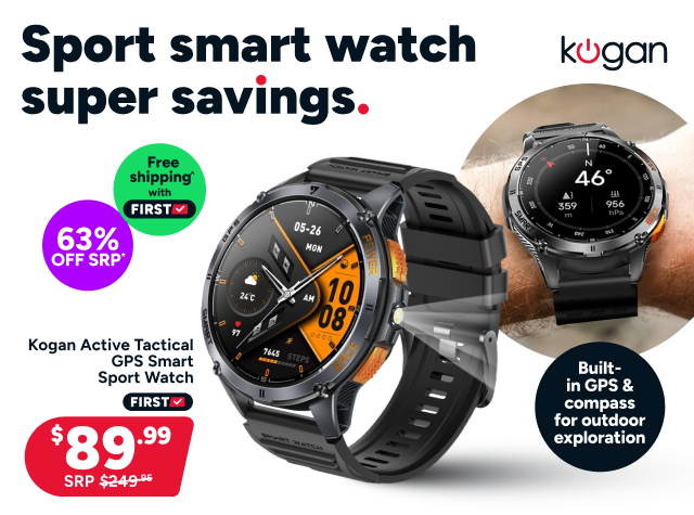 Kogan Active Tactical GPS Smart Sport Watch