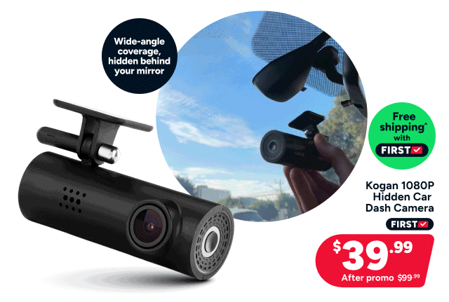 Kogan 1080P Hidden Car Dash Camera