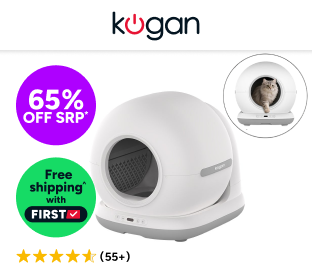 Kogan SmarterHome™ Automatic Self-Cleaning Smart Cat Litter Box Product Image