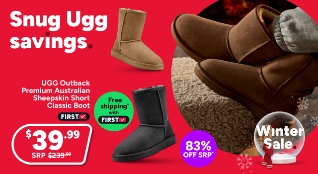 UGG Outback Premium Australian Sheepskin Short Classic Boot