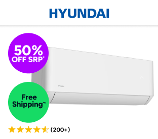 Hyundai 3.5kW Inverter Smart Split System Air Conditioner (Reverse Cycle) Product Image