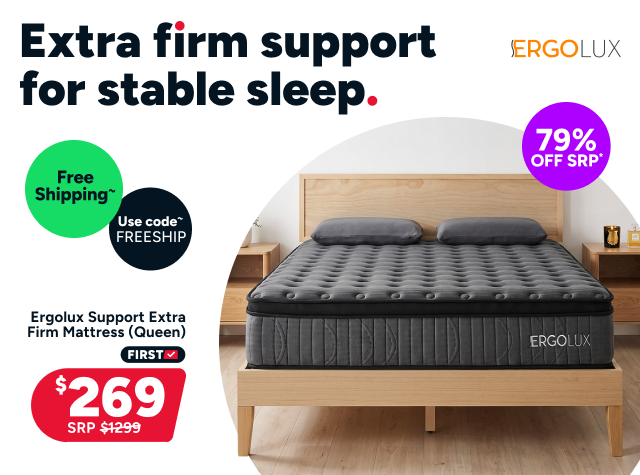 Ergolux Support Extra Firm Mattress (Queen)