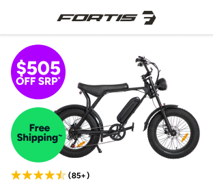 Fortis FatBro 48V 10.4Ah Fat Tyre Electric Bike Product Image