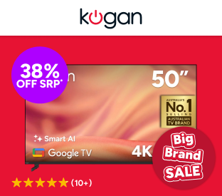 Kogan 50" LED 4K Smart AI Google TV Product Image