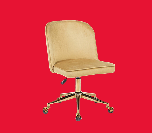 Ovela Monty Velvet Office Chair Product Image