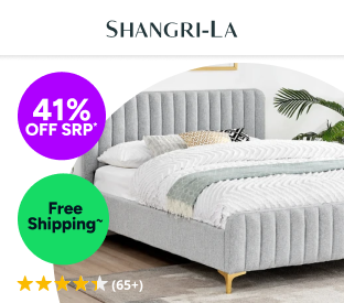 Shangri-La Victoria Bed Frame (Silver, Queen) Product Image