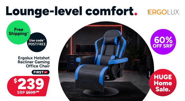Ergolux Hotshot Recliner Gaming Office Chair