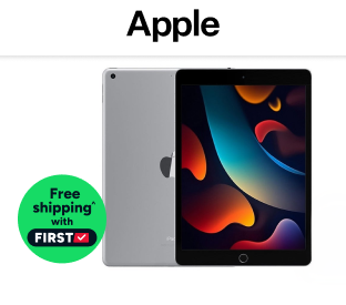 Apple iPad 10.2" 9th Gen (64GB, Cellular) Product Image