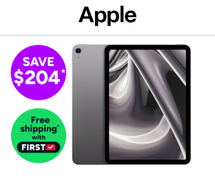 Apple iPad Air 11" M4 2026 (128GB, Wi-Fi) Product Image