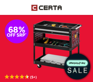 Certa 3-Tier Steel Tool Trolley Product Image