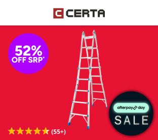 Certa 5m Multipurpose Telescopic Foldable Ladder with Platform Product Image