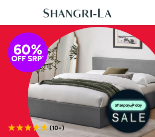 Shangri-La Lyon Gas Lift Storage Bed Frame (Double) Product Image