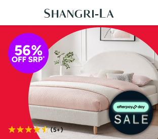 Shangri-La Carmel Boucle Bed Frame (Double) Product Image