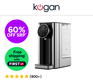 Kogan 2.7L Instant Hot Water Dispenser Product Image