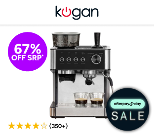 Kogan Espresso Barista Coffee Machine with Grinder Product Image