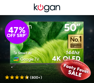Kogan 50" QLED 4K 144Hz Smart AI Google TV  Product Image